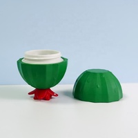Yueshunxing enfant forme Unique 6g mignon vert Cactus boule Mini emballage Chapstick Tubes écologique vide baume à lèvres conteneurs