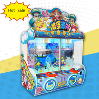 Banana Land 2025 Nouvelle Vente Chaude Machine de Jeu à Monnayeur Thème Château, Construction Métal-Plastique, Version Anglaise, Jeu à Clé à Enfiler avec Prix