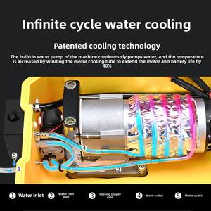 Mini ventilador de buceo eléctrico portátil Dideep, batería de 3 horas de larga duración, equipo de pesca y caza impermeable <span class=keywords><strong>para</strong></span> equipo de natación, bomba, accesorios completos <span class=keywords><strong>para</strong></span> equipo - Product Image 5