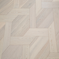 Apolloxy Nouveauté Populaire Parquet en Bois d'Ingénierie Multicouche à Motif Feuille de Lotus Quatre Couleurs