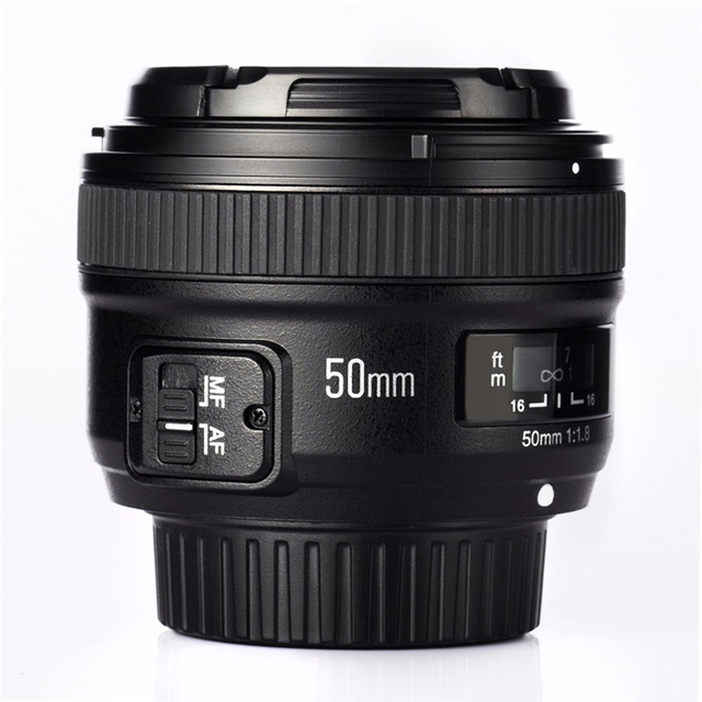 YONGNUO 50mm Lens YN50mm F1.8 Camera Lens EF 50mm for Canon Aperture Lenses for EO S DSLR 700D 750D 800D 5D Mark II IV 10D 1300D