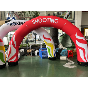 Arco de entrada de aire inflado de línea de meta y salida de deportes de carrera de marca <span class=keywords><strong>con</strong></span> logotipo para publicidad arco inflable portátil personalizado - Product Image 3