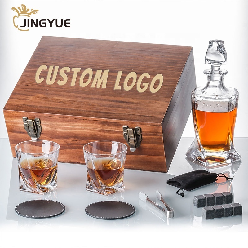 JingYue Square Shape Whisky Glass Gift