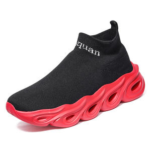 Chaussures mi-hautes pour hommes, épaisses et respirantes, pour l'automne et l'hiver, nouvelles chaussures de sport légères à semelle épaisse - Product Image 5