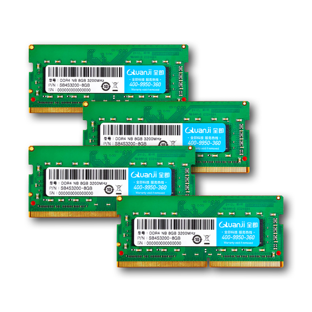 DDR4 8GB/16GB/32GB RAM 3200MHz Notebook Memory SODIMM 260pin Laptop Compatible DDR4 SDRAM