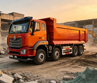 Truk Pengangkut Material Berat SINOTRUK HOWO 8X4 Kapasitas Besar dengan Bak Kargo, Terawat Baik