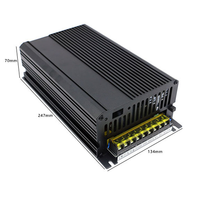 220V AC à DC 12V 125A 1500W AC/DC interrupteur d'alimentation à découpage pour pilote de LED transformateur de puissance industriel CCTV LCD