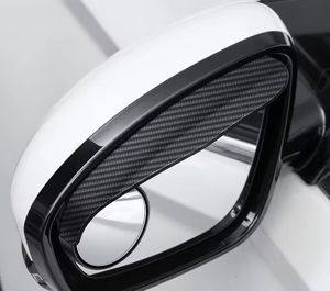 Plastique ABS/PVC petit luxe à clipser général voiture rétroviseur pluie sourcil auxiliaire miroir Auto pièces 2 pièces/ensemble voiture aveugle - Product Image 2
