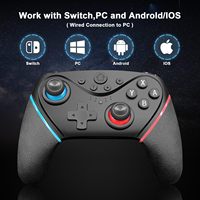 Control Inalámbrico para N-switch con Giroscopio, Vibración Programable, Compatible con PC 360, Steam, TV Box, Android, IOS