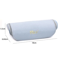 Bestpackaging Étui à lunettes de soleil en cuir souple multi-usages, une seule pièce, avec fermeture éclair, logo, matériau, taille personnalisable, fournisseur d'usine