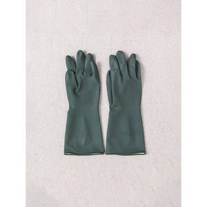 Taehwa guanti di gomma in PVC verde oliva di alta qualità 2 paia di guanti morbidi per uso domestico - Product Image 1