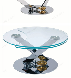 تصميم فريد من نوعه جرس زجاجي علوي دائري للاستخدام المنزلي لأثاث غرفة المعيشة ميزات تخزين التطبيقات الخارجية - Product Image 5