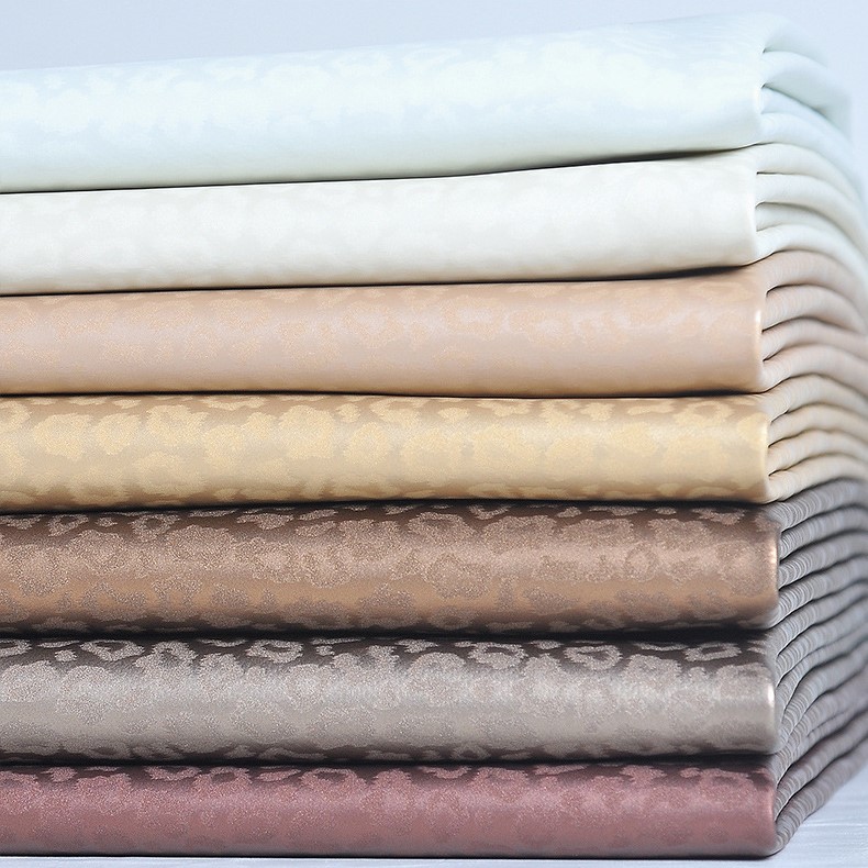 Wholesale Waterproof Leopard Print Upholstery Synthetic Leather Fabric Fire Retardant PU Artificial Leather for Sofa Furniture