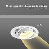 Lampes à Spot Led COB ajustables de haute qualité, 2 pièces, 3W 5W 7W 10W 12W 15W 20W 30W
