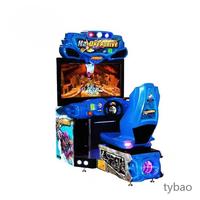 Vente à chaud de machine de jeu d'arcade à pièces super rapide H2 Overdrive pour voitures de course vidéo Draving Simulator à vendre
