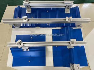 Dễ dàng cài đặt mái năng lượng mặt trời cấu trúc gắn hệ thống PV quang điện phụ kiện nhôm năng lượng mặt trời gắn đường sắt - Product Image 6