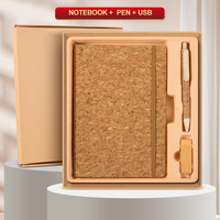 Coffret Cadeau Promotionnel Personnalisé Écologique en Paille de Blé : Mug de Bureau, Stylo Bille, Clé USB et Carnet