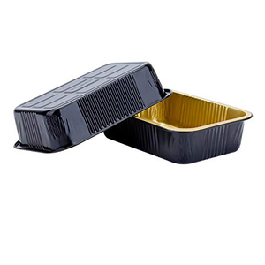 Supermarket Supplier Recycled Disposable Frozen Meat Seafood Packaging Aluminium <b>Foil</b> Tray with PET Cover - Product Image 3