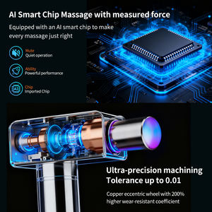 Şarj edilebilir <span class=keywords><strong>DMS</strong></span> derin doku kas stimülatörü cihazı ile fırçasız Motor düşük gürültü titreşim paslanmaz çelik masaj tabancası - Product Image 4