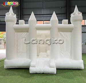 Lớn bóng Pit hồ bơi đám cưới màu trắng nhảy lâu đài Inflatable thư bị trả lại Nhà trượt nước cho trẻ em - Product Image 3
