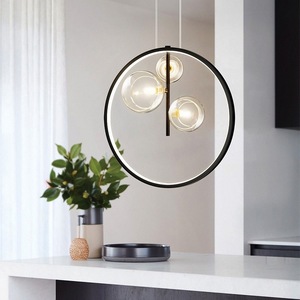 Modern Nordic Designer Sample Bedside for Staircase Bedroom Minimalist <b>Dining</b> Table Bubble Pendant <b>Light</b> for Tea Room Bar Middle - Product Image 2