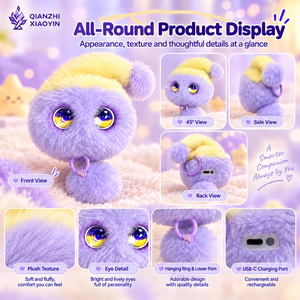 ตุ๊กตาอัจฉริยะสีม่วง AI รองรับ 88 ภาษา พร้อมระบบจดจำอารมณ์ 10 รูปแบบ ความจำระยะยาว เล่นเองได้ นิทานเล่าเรื่อง ของขวัญ - Product Image 5