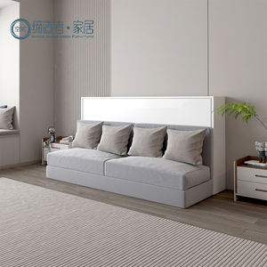 Quarto Do Escritório Cama De Mobiliário Inteligente Mecanismo Dobrável De Parede Moderna Cama De Parede Murphy Sofá Montado Na Parede Cama Escondida - Product Image 2