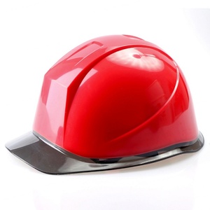 Casque de sécurité blanc de type V sans fentes avec visière transparente pour la protection - Product Image 2