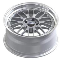 Jantes en alliage d'aluminium forgé 3 pièces, finition argentée, 18-24 pouces, à déport profond, personnalisées 25 mm, garantie 10 ans, pour voiture de tourisme