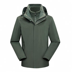 Ensemble deux pièces coupe-vent uni pour le ski d'hiver, <span class=keywords><strong>veste</strong></span> de ski imperméable et coupe-vent pour l'extérieur - Product Image 4
