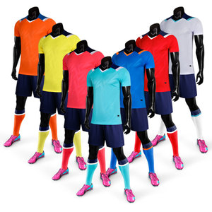 Kaos Sepak Bola Kustom Jersey Pertandingan Latihan Olahraga - Product Image 1