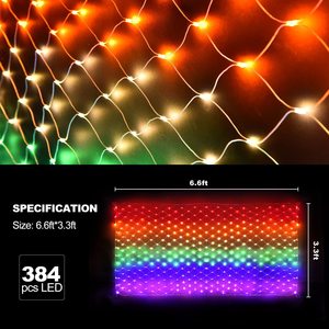 <span class=keywords><strong>Guirlande</strong></span> lumineuse à 8 modes, 384 <span class=keywords><strong>LED</strong></span>, 30V 6W, <span class=keywords><strong>transformateur</strong></span> basse tension, à brancher, étanche, pour extérieur, pour les fêtes - Product Image 2