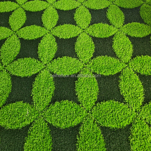 Không thấm nước 25 mét 3D Patterned UV kháng PE tổng hợp Turf <span class=keywords><strong>Mat</strong></span> màu xanh lá cây cỏ nhân tạo thảm cho vườn ngoài trời - Product Image 5