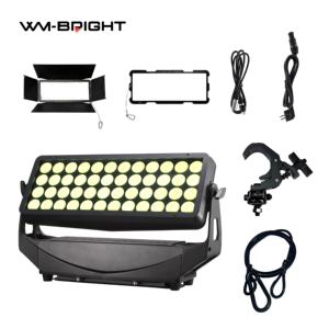Projecteurs LED mobiles en aluminium RGBACL 48x20W pour extérieur IP65, Ra90 E27 DMX512, DJ, discothèque, concert - Product Image 1