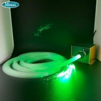 Moteur d'éclairage à fibre optique contrôlé par WiFi Tuya 12W RGBW avec effet scintillant pour plafond étoilé à fibre optique intérieur