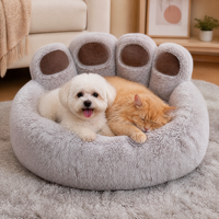 Lits pour chiens et chats de toutes tailles, très tendance, luxueux, mignons, en forme de patte d'ours, écologiques, chauffants, en forme de canapé pour animaux de compagnie