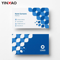 Autocollant de carte de visite personnalisé, imperméable, résistant aux rayures, résistant aux UV, qualité professionnelle, double face, découpé à la forme pour l'identité de l'entreprise