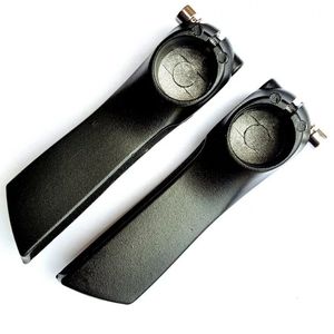 Guidon secondaire Borus Black en forme de couteau, 25,4 mm, en alliage d'aluminium pour VTT - Product Image 2