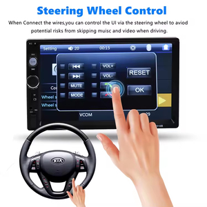 Lecteur MP5 2DIN pour tableau de bord de voiture avec Bluetooth/radio FM/connexion USB et carte SD, adapté aux modèles de voitures 7010B - Product Image 4