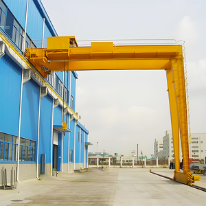 Grue semi-mobile à double poutre de 20 m de style européen, prix usine, capacité de charge de 1,5T, 5T, 6T, 7T, grande capacité - Product Image 1