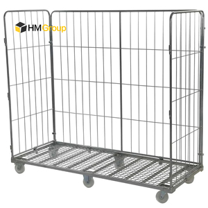 Bốn mặt dây lưới demountable kệ chất lượng cao mạ kẽm infill Jumbo nửa cổng CuộN lồng - Product Image 3