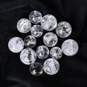 Wholesale High Quality <b>Crystal</b> Sphere Rainbow Clear Quartz Small <b>Crystal</b> <b>Ball</b> Sphere for Healing - Product Image 1