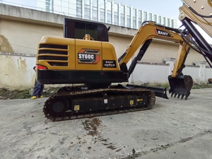 Excavadora de cadenas usada en buen estado, pocas horas de trabajo, cuchilla gruesa, capacidad estándar, ahorro de combustible, alto rendimiento, en venta. - Product Image 2