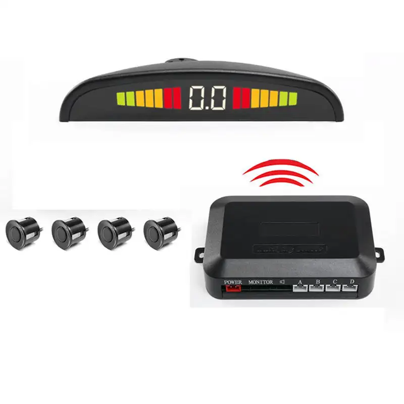Hot Selling Car Parking Sensor System Wireless 12V Sound Alarm Reverse Backup Rearview LED Display Car Parking Sensor Wireless