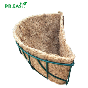 Jardinières suspendues extérieures de <span class=keywords><strong>support</strong></span> de fleur de panier de plante avec des revêtements de fibre de coco - Product Image 3