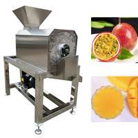 RVS groentepulpermachine voor tomaten- en fruitverwerking