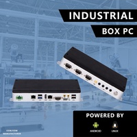 OEM/ODM Android I5 Fanless Industrial Mini Pc Box Computadora de aleación de aluminio integrada con RK3399/RK3568/RK3588
