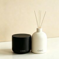 Ensemble cadeau de bougies parfumées et diffuseurs à bâtonnets personnalisés en gros avec boîte, emballage de luxe écologique