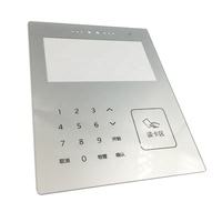 Protector de entrada de vidrio templado personalizado, pantalla impresa para pantalla de panel solar sólida para cortinas de hoteles, uso industrial