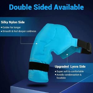 Attelle de compression rotative pour épaule avec pack de glace, thérapie par le froid, certifiée FSA et HSA, réglable, réutilisable, grande taille, Classe II, pour soulagement de la douleur post-chirurgie - Product Image 2